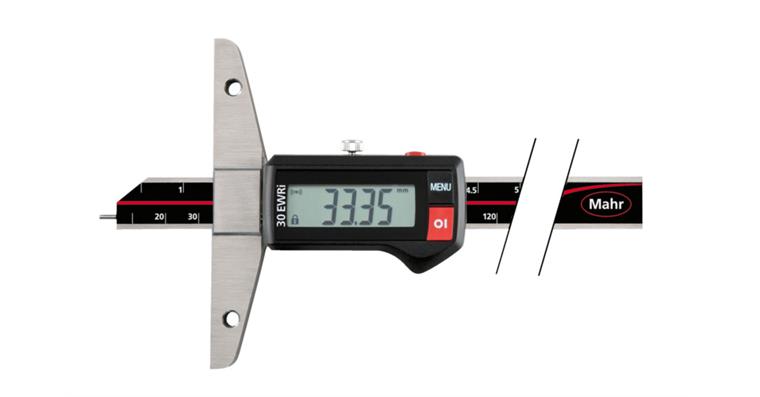 Digital depth calipers MarCal 30 EWRi IP67 MR 150 mm