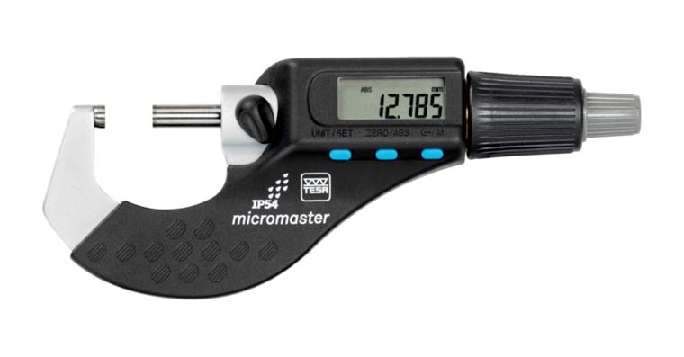 Precision digital micrometer MICROMASTER capa µm IP 54 MR 0-30
