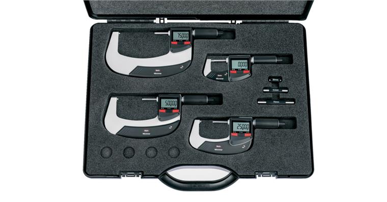 Digital micrometer set Micromar 40 EWR measuring range 0-100 mm