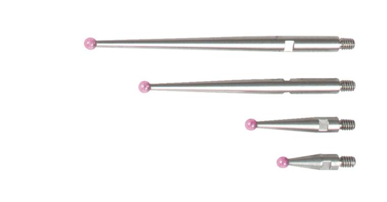 Messtaster für Fühlhebelmessgerät Rubin Kugel-Ø 2 mm Messeinsatzlänge 32,3 mm