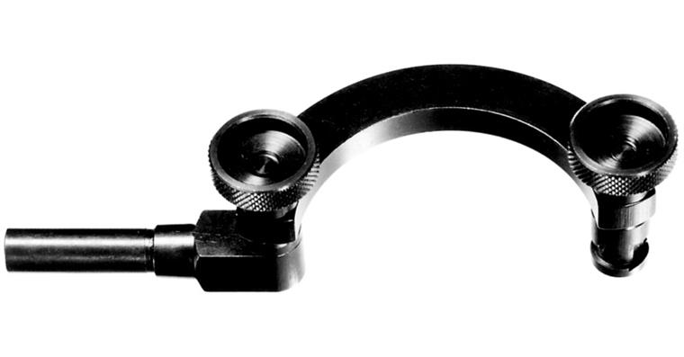 Centring bracket for lever gauge probe cyl. dia. 8 mm L=25 mm