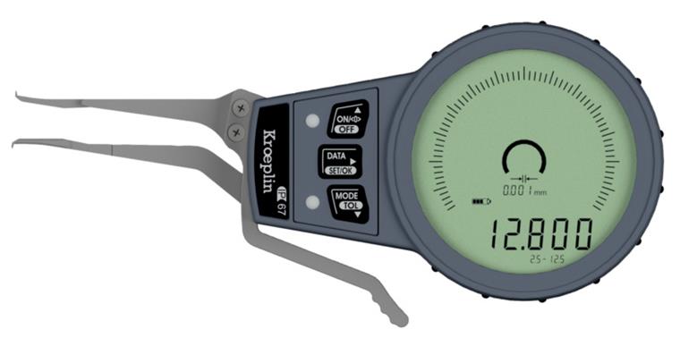 Int. quick probe digital type G005 Li-ion battery charging pad IP67 MR 5-20 mm