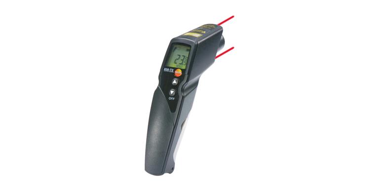 1033958202 Infrarot-Thermometer 830-T2 TESTO mit 2 Laser-Messfleckmarkierung MB -30…+400°C