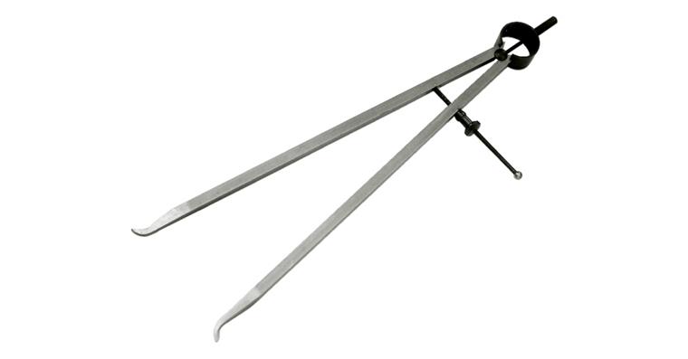 Precision spring inside divider L=200 mm, extra strong, angular arms