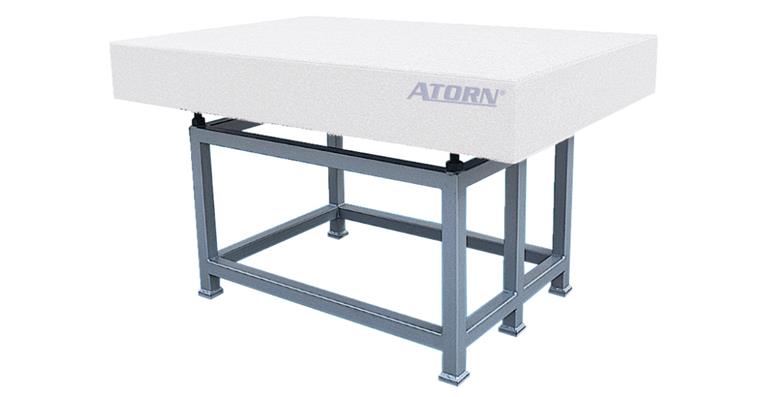 Base frame profile steel for measuring plate 500x400x90 mm, 20 kg