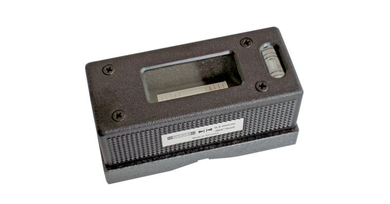 Precision crankpin spirit level DIN 877 highly sens. 0.2/0.8 mm/m L=60 mm