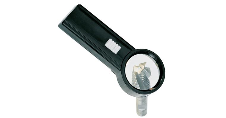 1039227101 Magnifier lamp magnification 3x lens dia. 50 mm plastic 2x1.5 V mignon