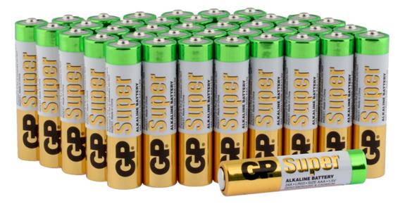 Batterien Alkaline 40 Stück Micro (AAA) im wiederverschließbarem Sparpack