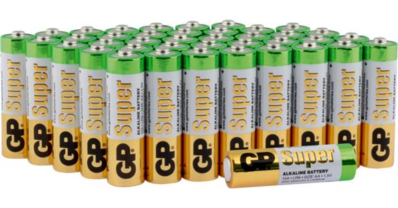 Batterien Alkaline Mignon (AA) im wiederverschließbaren Sparpack 40 Stück
