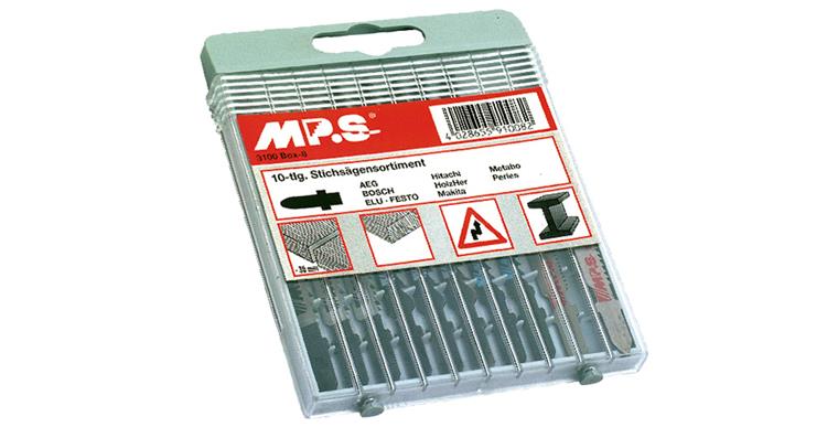 1040232402 Jigsaw blade assortment 10 pieces for wood and metal in box