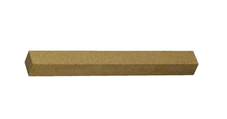 Corundum grinding file, square, fine grit, 100x10 mm