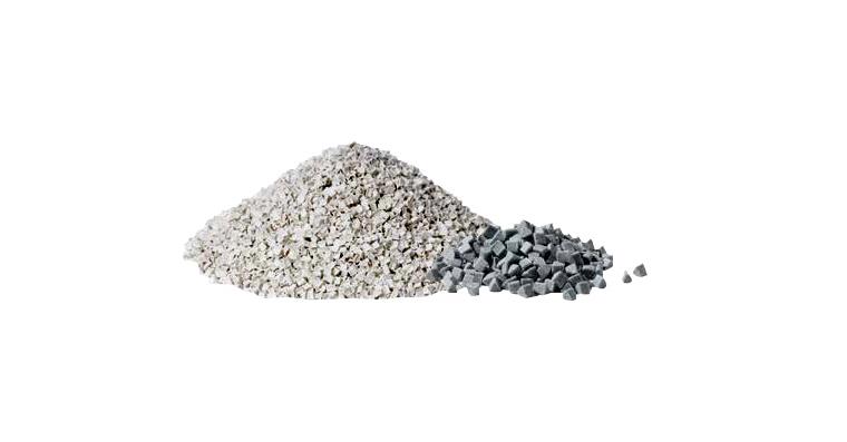 Keramikschleifkörper Dreieck DBS 8/8mm grau Gebinde 25kg