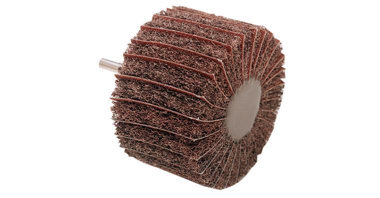Abrasive fleece abrasive cloth matting body shank dia. 6mm med. A104/80 80x40mm