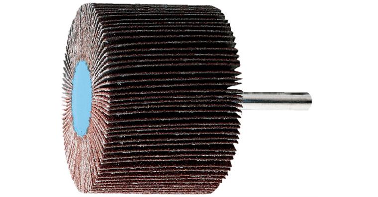 Schleiffächer Normalkkorund 50x15 mm Schaft-Ø 6 mm Körnung 80