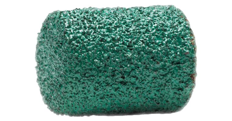 Schleifkappe Ø 10x15 mm NKS grün Zylindrisch Korn 150