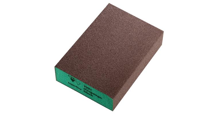 Sanding sponge siasponge block soft fineness super fine 98x69x26 mm