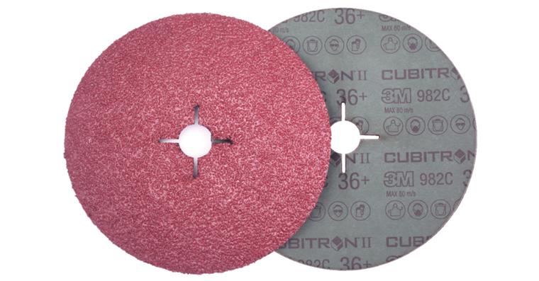 Fiberscheibe Keramikkorn 982C Cubitron II Ø 125 mm Körnung 80