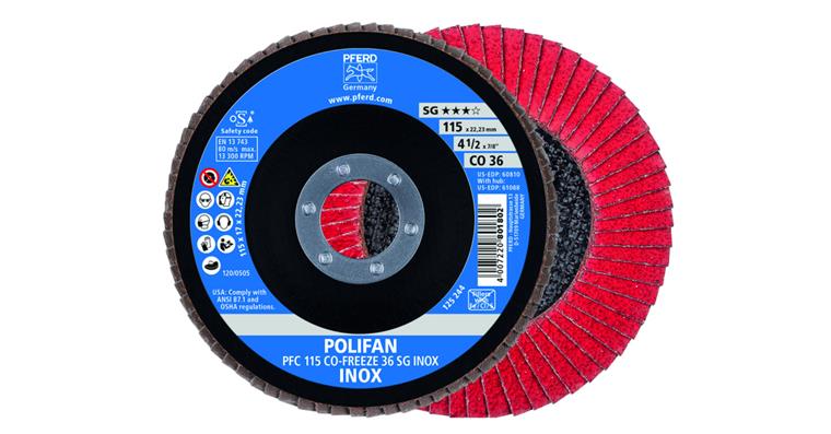 Lamella flap disc, dia. 125 mm, grit 80