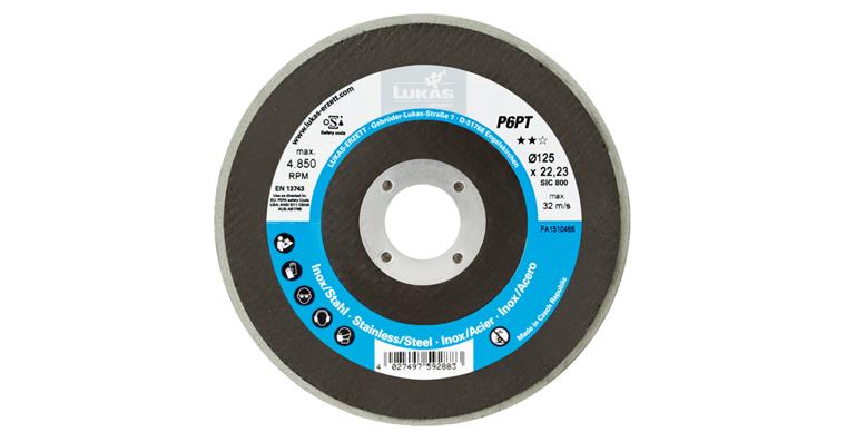 Polishing disc diameter 125 mm flat silicon carbide grit 150