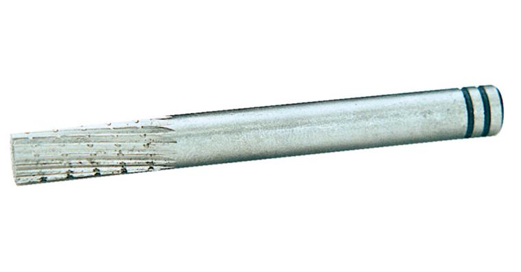 HSS bur cylinder, shank dia. 6 mm, serration 3, cylinder, 16x25 mm