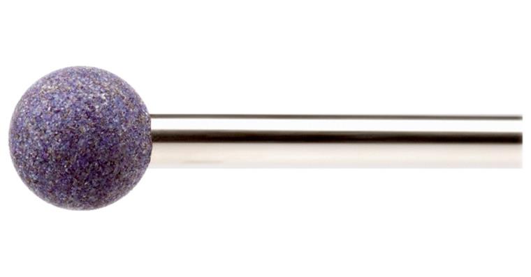Mounted points NDW shank diameter 3 mm spherical DxH 8x8 mm