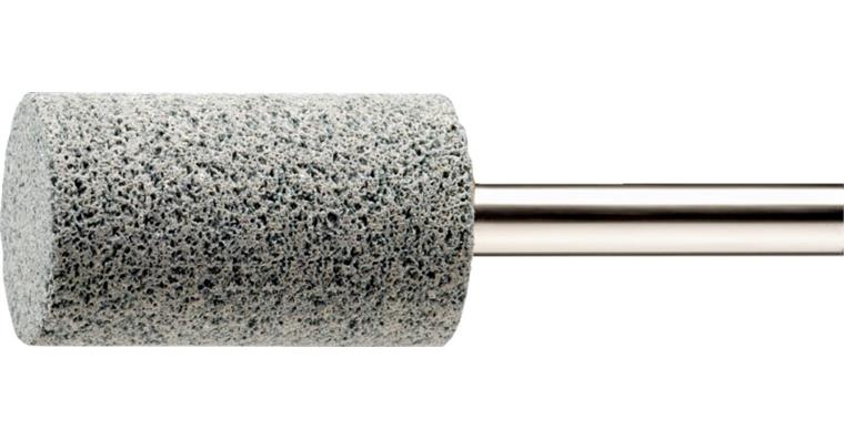 Cylindrical mounted point shank diameter 6 SiC-Alu green diameter 10x13