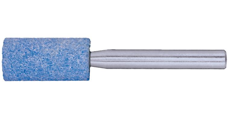 Cyl. mounted point hardness J G80 DxH 4x8 mm shank dia. x shank length 3x30 mm
