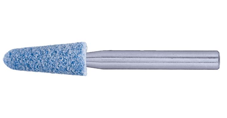 Conical mounted point hardness J G60 x H 10x25 mm shank D x shank length 6x40 mm