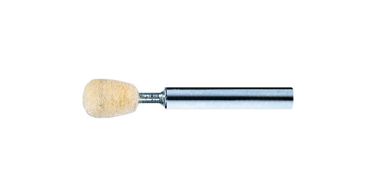 Felt polishing point teardrop shank dia. 6mm head dia. x length 10x14mm