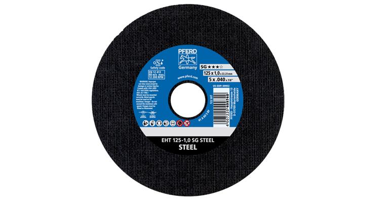 Free-hand cutting disc, straight, universal line SG STEEL grit 46 125x1.6 mm