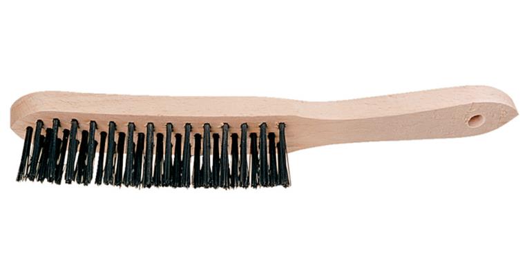 ATORN fillet weld brush, 295x35 mm, 3 row, made of cast steel