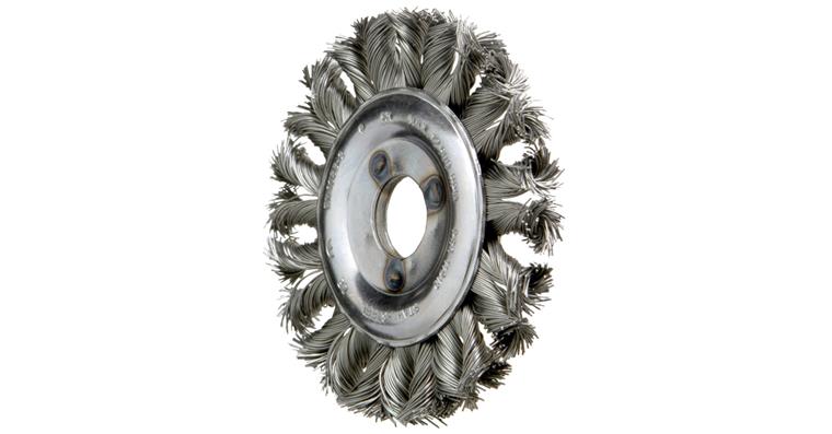 Rundbürsten COMBITWIST® mit Bohrung Ø 125mm, INOX-Draht 0,35mm