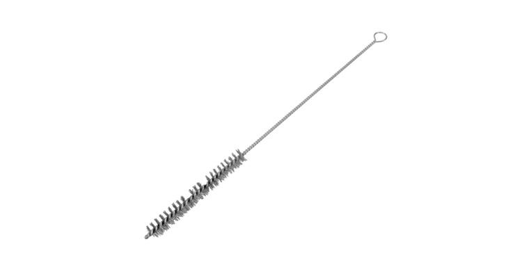Nozzle brush with corrugated steel wire, diameter 8x100x300 mm