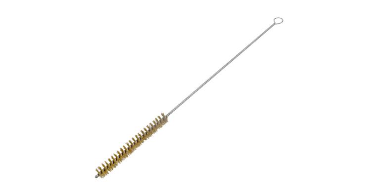 Nozzle brush bristles made of corrugated brass wire, diameter 6x100x300 mm