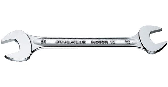 Doppelmaulschlüssel 15° DIN 3110 ISO 3318/1085 Chrome-Alloy-Steel SW 4x5 mm