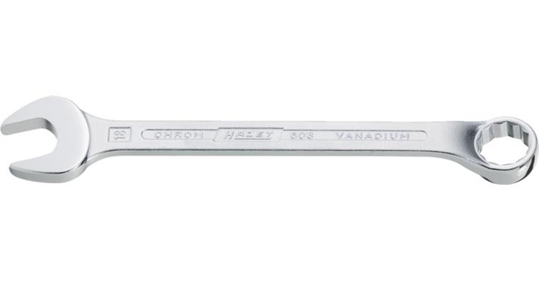 Ring-Maulschlüssel 10° DIN 3113 kurz CV-Stahl SW 30x30 mm