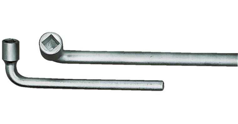 Heavy-duty bent square socket V31CrV3 steel AF 10 mm