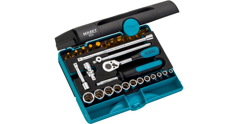 1/4 inch hexagon socket set 30 pieces AF 4-14 mm in SmartCase