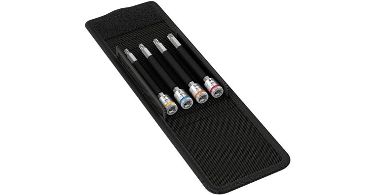 1/4 Zoll TORX®-Schraubendreher-Einsatz-Satz lang 4 teilig mit Haltefunktion