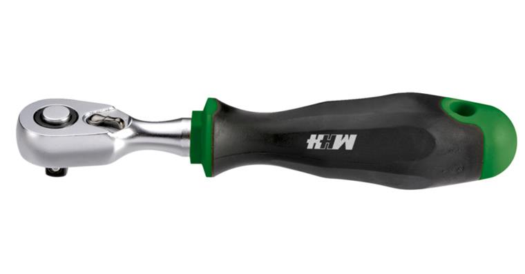 1/4 inch lever reversible ratchet 3K ERGONIC® grip technology L= 150 mm 72 teeth