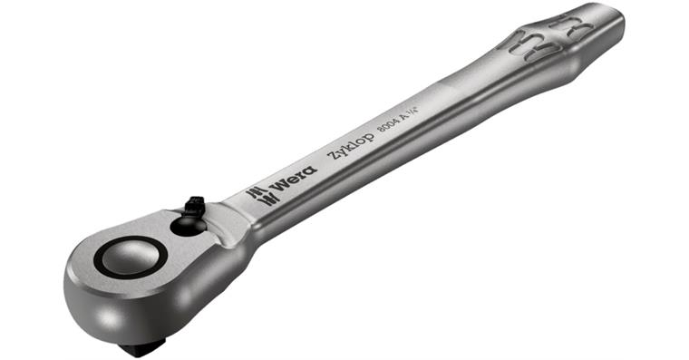 1/4 inch rev. ratchet Zyklop metal forged solid metal ratchet total lgth 141 mm