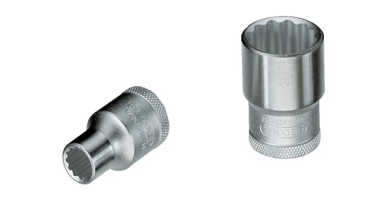 GEDORE socket wrench insert 14 mm 3/8' DIN 3124 bi-hexagon
