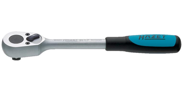3/8 inch lever reversible ratchet DIN 3122 CV steel length 199 mm