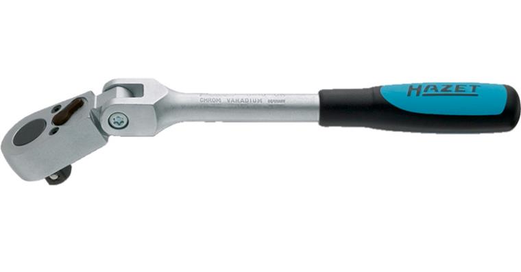 3/8 inch jointed lever reversible ratchet CV steel length 218 mm
