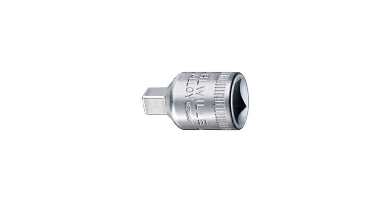 Adapter 3/8 inch drive to 1/4 inch output chrome-plated chrome-alloy steel