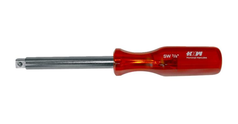 3/8 inch push-fit handle square plastic handle length 210 mm