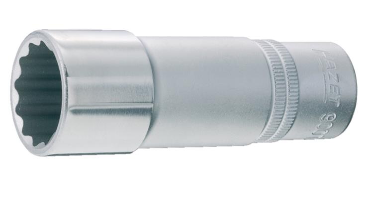 1/2 Zoll 12kant Steckschlüssel-Einsatz lang DIN 3124 CV-Stahl SW 16 mm