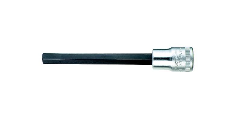 1/2 Zoll 6kant-Schraubendreher-Einsatz Chrome-Alloy-Steel lang SW 5 x 120 mm