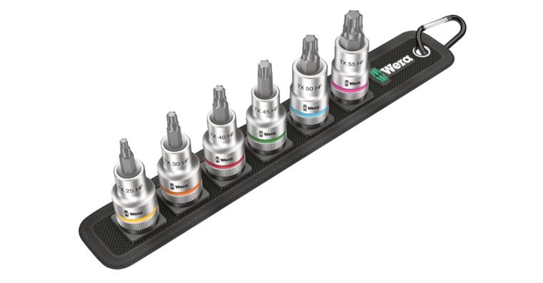 1051456101 1/2 inch Zyklop TX® screwdriver bit 6 pieces T 25/30/40/45/50/55
