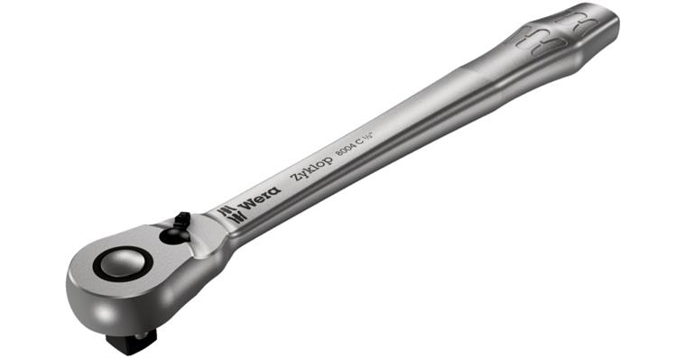 1/2 Zoll Umschaltknarre Zyklop Metal geschm. Vollmetallknarre Gesamtlänge 281 mm